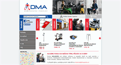 Desktop Screenshot of dmapraha.cz