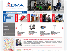 Tablet Screenshot of dmapraha.cz